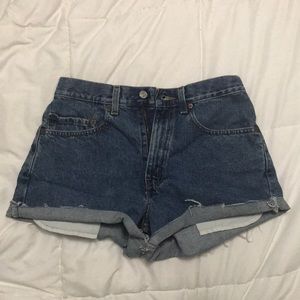 Levis vintage high wasted cutoffs